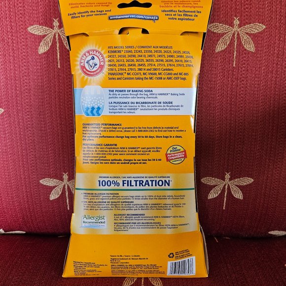 Arm & Hammer 3-Pack Vacuum Bags - Picture 3 of 3